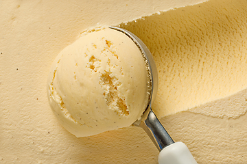 Image showing vanilla ice cream