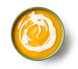 Image showing vegetable cream soup