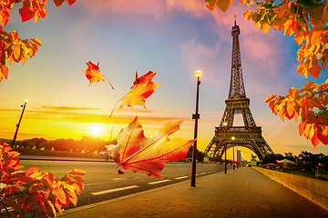 Image showing Beautiful autumn in Paris
