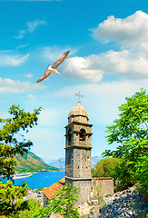 Image showing Bell tower on the rock