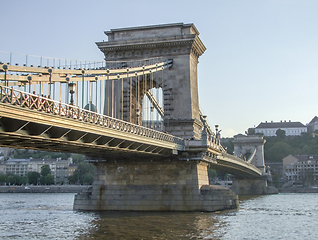 Image showing Chain Bridge in Budapest