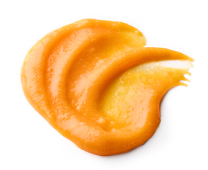 Image showing vegetable puree on white background
