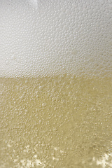 Image showing texture of sparkling wine champagne