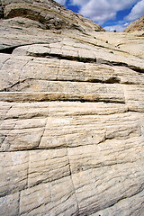 Image showing Looking up the Sandstones in Snow Canyon - Utah