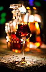 Image showing Brandy in a glass