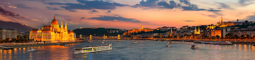 Image showing Budapest at night