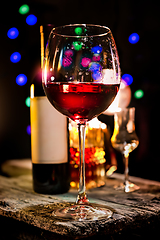 Image showing Cabernet in a glass