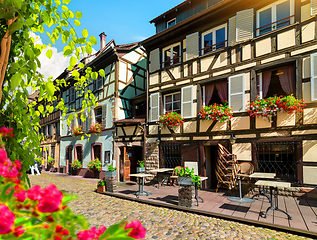 Image showing Cafe on street