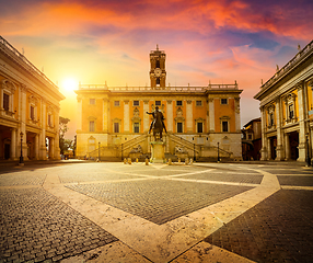 Image showing Capitoline hill in Rome