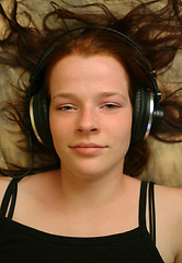 Image showing Enjoying music 1