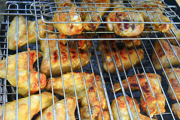 Image showing barbecue from hen's meat