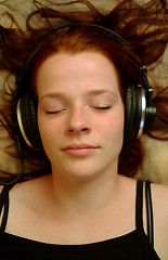 Image showing Enjoying music 2