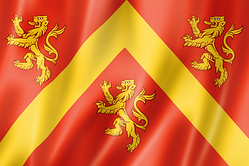 Image showing Anglesey County flag, UK