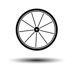 Image showing Bike Wheel Icon