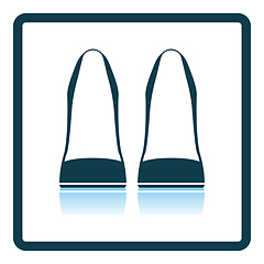 Image showing Business Woman Shoes Icon