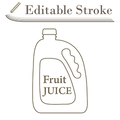 Image showing Fruit Juice Canister Icon