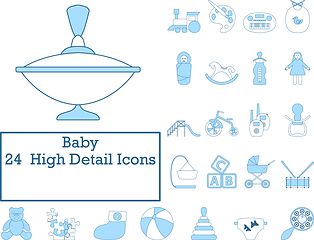 Image showing Baby Icon Set