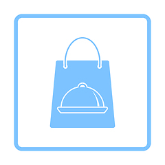 Image showing Paper Bag With Cloche Icon