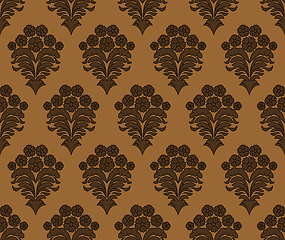 Image showing Damask Seamless Outline Pattern