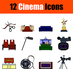 Image showing Cinema Icon Set