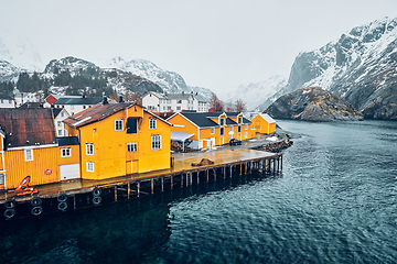 Image showing Nusfjord fishing village in Norway