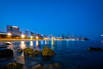 Image showing Haeundae beach in Busan, South Korea