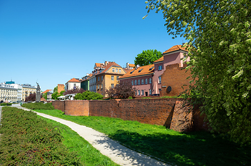 Image showing Ancient barbican in Warsaw