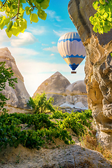 Image showing Balloon in the mountains