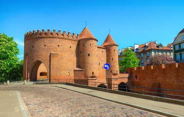 Image showing Barbican in Warsaw