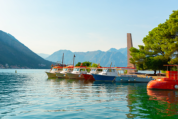 Image showing Bay of Kotor and Kotor town