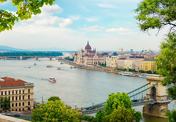 Image showing Beautiful view of Budapest