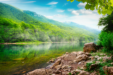 Image showing Biogradsko lake in the national park