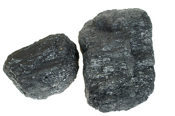 Image showing Coal isolated