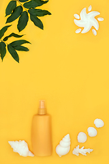 Image showing Suntan Lotion for Summer Skincare Protection