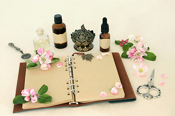 Image showing Apple Blossom Flowers for Alternative Flower Remedies