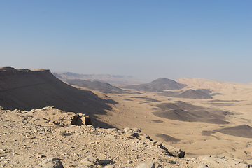 Image showing Desert landscape nature tourism and travel