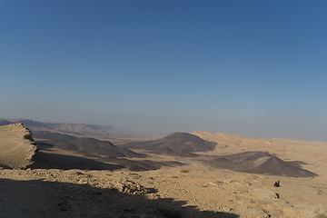 Image showing Desert landscape nature tourism and travel