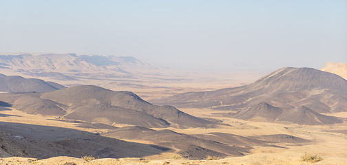 Image showing Desert landscape nature tourism and travel