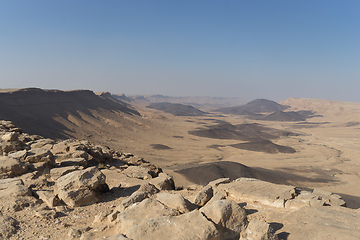 Image showing Desert landscape nature tourism and travel