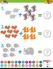 Image showing addition maths game for kids