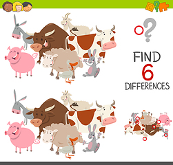 Image showing educational finding differences game