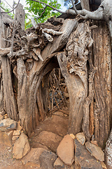 Image showing fantastic walled village tribes Konso, Ethiopia