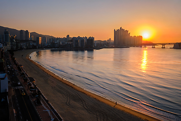 Image showing Gwangalli Beach in Busan, South Korea