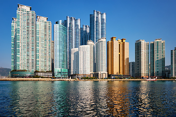 Image showing Marine city skyscrapers in Busan, South Korea