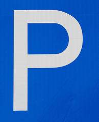 Image showing car road sign