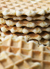 Image showing sweet waffles