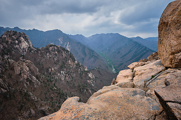 Image showing Rocks and stones in Seoraksan National Park, South Korea