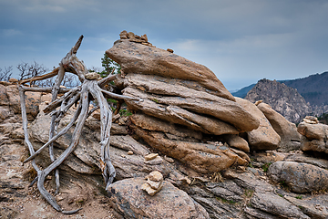 Image showing Rocks and stones in Seoraksan National Park, South Korea