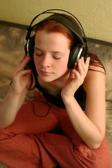 Image showing Enjoying music 6