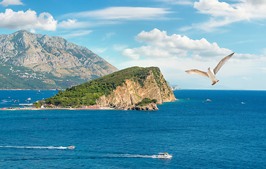 Image showing Budva on adriatic sea